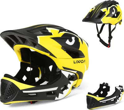 Produktbild von Lixada Kids Abnehmbarer Integralhelm Kindersport-Schutzhelm fuer Radfahren, Skateboarden, Rollschuhlaufen