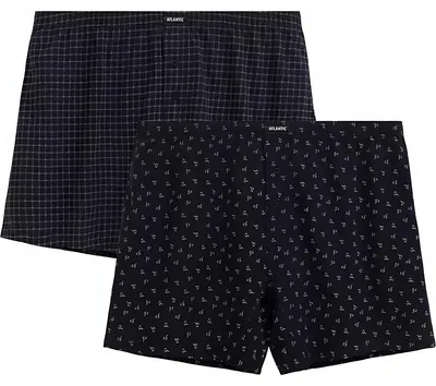 Produktbild von Boxershorts Atlantic dunkelblau lockere Passform 100% Baumwolle S