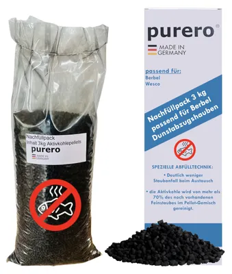 Produktbild von Aktivkohle-Ersatzfilter, 3,0 kg, für Dunstabzugshauben