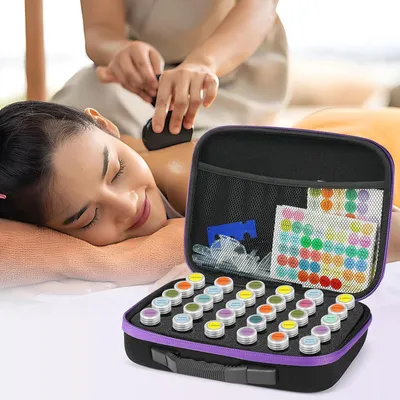 Produktbild von Wasserdichte Öltasche - Lila - 30 Fächer