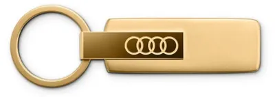 Obrázek produktu pro Audi přívěsek na klíče, zlatý