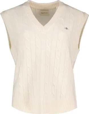 Produktbild von Gant 4805429 Strickweste Beige M Damen Beige M