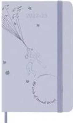 Produktbild von Moleskine 18 Monate Wochen Notizkalender - Der kleine Prinz 2022/2023, Pocket/A6, 1 Wo = 1 Seite, rechts linierte Seite, Fester Einband, Flieg