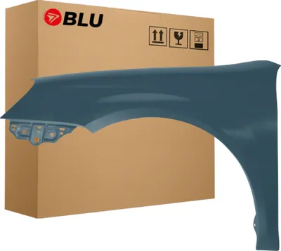 Image de BLU Aile Compatible avec VW Volkswagen Golf V 5 Kombi / Jetta LD5X Gauche Blau TrendBlau | 2003-2009 | Avant | Peint| Prêt à Monter | Acier