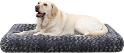 Produktbild von Hundebett Grosse Hunde Waschbar Hundekissen Hundematte für große mittelgroße Hunde rutschfest atmungsaktiv Haustierbett Hundematratze 90x60cm