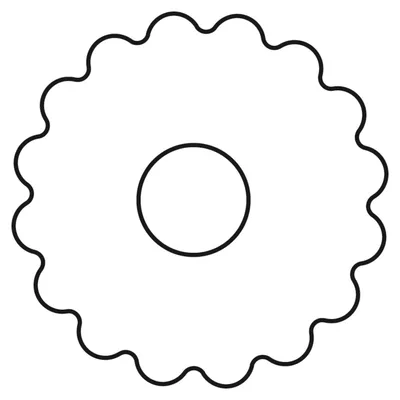 Imagen del producto de KAISER KEKS - Moldes para galletas navideñas. Molde para galletas tipo Linzer con agujero, de acero inoxidable, juego de 6 unidades