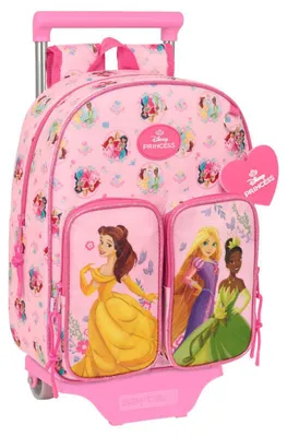 Produktbild von Safta Princesas Disney 10l 26x34x11 Cm Rucksack Mit Rollen Rosa  Kinder Rosa One Size