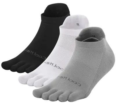 Productafbeelding van OrrinSports teen sokken voor mannen en vrouwen, Coolmax (Polyesterfasern) hardloopsokken, 3 paar, sportief