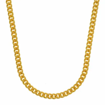 Produktbild von Goldkette Panzerkette Länge 45cm - Breite 2,1mm - 585-14 Karat Gold
