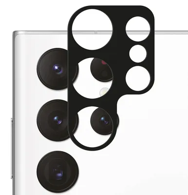 Imagen del producto de Protector de cámara de cristal paquete de 2 para Samsung Galaxy S23 Ultra - Transparente