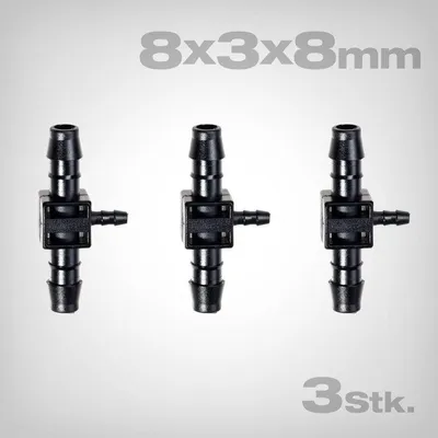 Produktbild von Blumat T-Stück 8-3-8mm, 3 Stk.
