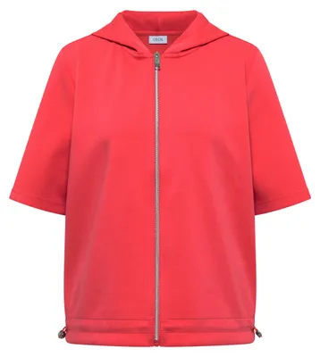 Imagen del producto de Chaqueta tipo camiseta sólida TOS, modelo 17762, color coral, talla M