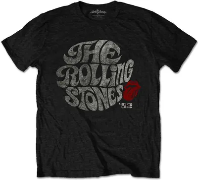 Zdjęcie produktu dla The Rolling Stones Swirl Logo '82 Black M Koszulka
