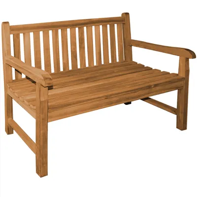 Produktbild von Teako Design Gartenbank Piceno Teakholz Massiv Wetterfest 120x67x92cm
