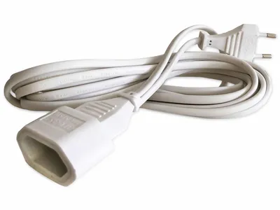 Produktbild von ARCAS Euro-Verlängerung, 3 m, weiß