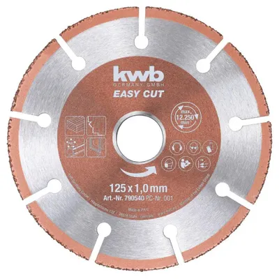 Produktbild von Hartmetall-Trennscheibe 125 mm 1 Stück KWB