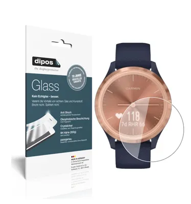 Zdjęcie produktu dla 1x Folia ochronna dla Garmin Vivomove 3s - Anti-Shock 9H Film dipos Glass Plastic Glass