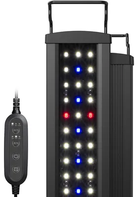 LED Aquariumbeleuchtung mit Timer, 45-60 cm, 14W, Vollspektrum