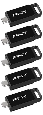Obrázok produktu pre PNY Elite, 64 GB, USB Typ-C, 3.2 Gen 1 (3.1 Gen 1), 120 MB/s, Klzné, Čierna