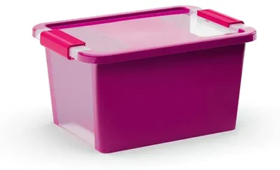 Obrázek produktu pro Úložný Bi Box S - fialový 11 litrů fialová/průhledná