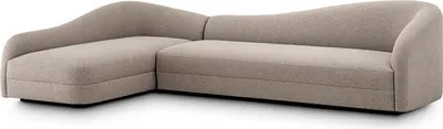 Produktbild von Casa Padrino Luxus Ecksofa Greige / Schwarz 320 x 190 x H. 82 cm - Wohnzimmer Sofa - Wohnzimmer Möbel - Luxus Möbel - Luxus Einrichtung - Luxus Qualität