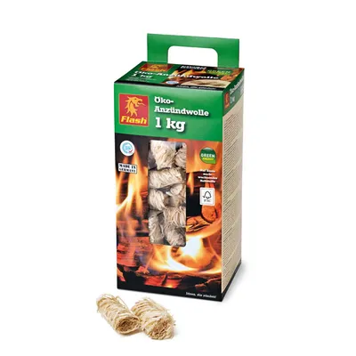 Produktbild von Boomex Anzündwolle - Geschmacksneutral, 1 kg