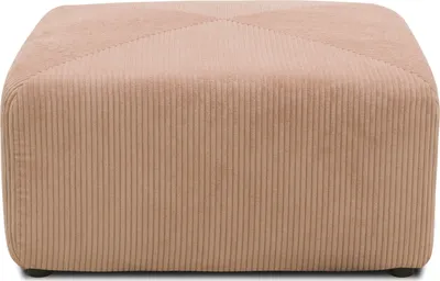 Produktbild von DOMO. collection Polsterhocker 800011, Sitzhocker, quadratisch, individuell kombinierbar, Cord Modul, Polstergarnitur, 85 x 85 x 42 (BxTxH), rose