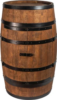 Produktbild von Weinfass Stehtisch mit Tür - Mini Bar Regal Rund - Alkohol Schrank Flaschenregal Holz Regale - Holzfass Deko - Hausbar Theke - Fass bar - Fassmöbel - Wine Rack - Wineregal - Weinbar - Fassbar - Möbel Wohnzimmer - Fass bar mit Tür - Fassbar minibar 80Cm High (Wenge) - Creativecooper