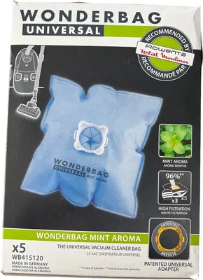 Produktbild von Rowenta Set Aromabeutel Zubehör Wonderbag Original Mint Aroma kompatibel vielseitig praktisch