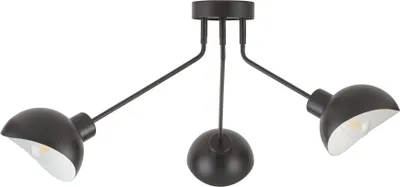 Zdjęcie produktu dla Lampa wisząca Roy czarno-biała 3xE27x15W metal wym:44x110x70cm IP20 Sigma Lighting