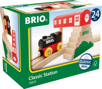 Zdjęcie produktu dla BRIO World 33615 - Klasyczna stacja kolejowa