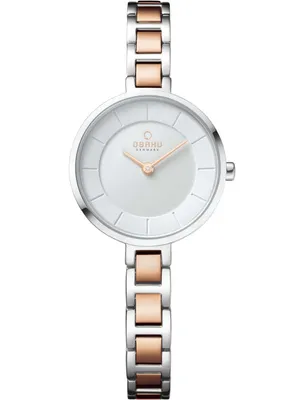 Produktbild von Obaku Denmark Damenuhr V183LXCISC silber
