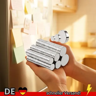 Produktbild von Superstarke Magnete Starke Scheibenmagnete für Kühlschrank Heimwerken