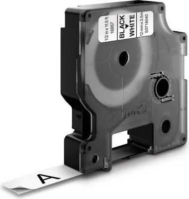 Immagine prodotto di DYMO D1 Durable - Black on White - 12mm nastro per etichettatrice