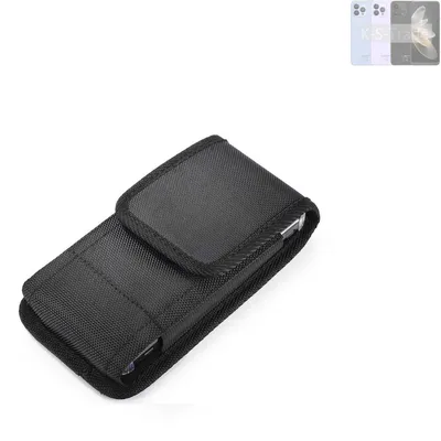 Produktbild von Holster Gürteltasche kompatibel mit Cubot P80 Holster Gürtel Tasche wasserabweisend Handy Hülle Schutz Hülle Outdoor schwarz K-S-Trade