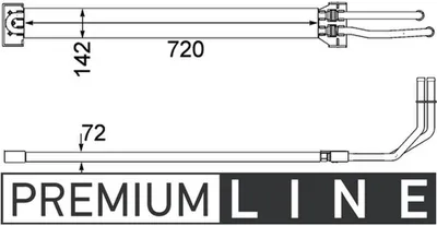 Zdjęcie produktu dla Chłodnica oleju, układ kierowniczy MAHLE CLC 109 000P