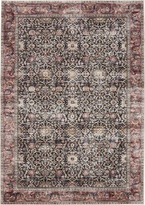 Produktbild von Interiyou Waschbarer Teppich Gent Multicolor/Rot 300x400 cm