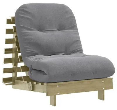 Obrázok produktu pre Ratanová futónová posteľ s ergonomickou opierkou hlavy, rozmerov 70x206x11 cm
