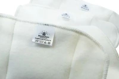 Image de Blümchen BioBaumwoll Saugeinlage für Jugend/ Erwachsenenhose XS