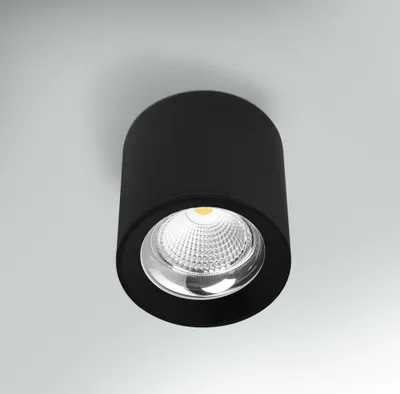 Obrázek produktu pro Stropní LED svítidlo CENTURY RONDO, černé, průměr 170 x 185 mm, 35 W, 230 V, 3000 K, 45 °C, stupeň krytí IP20