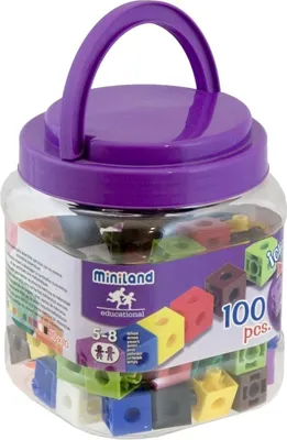 Immagine prodotto di Set di 100 cubi da 2 cm - Miniland