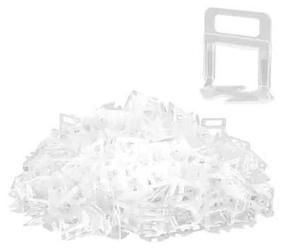 Immagine prodotto di Piastrelle di livellamento da 2 mm con 300 clip per piastrelle