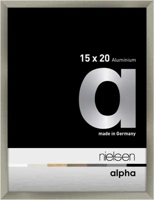 Zdjęcie produktu dla Rama na zdjęcia Nielsen, aluminiowa, format 15x20 cm, wykończenie szczotkowane