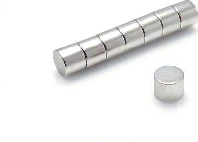 Produktbild von Neodym-Magnete zylindrisch 10 x 8 mm 10 Stück N38