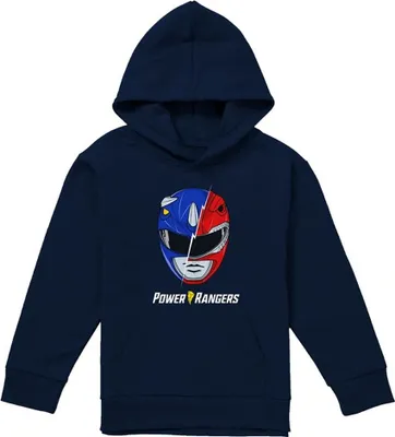 Obrázek produktu pro Power Rangers - Dětská mikina s kapucí "Spliced Head" TV23242 (128) (Námořnická modrá)