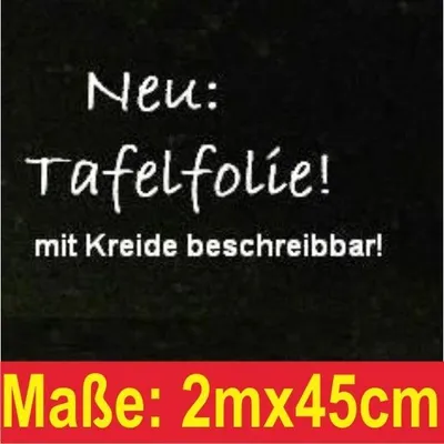 Produktbild von Klebefolie Tafelfolie 200x45cm beschreibbar Dekofolie Selbstklebefolie Möbelfolie