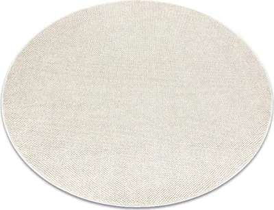 Obrázok produktu pre Koberec CASABLANCA LOOM kruh krémová, slučka, mäkká vnútorné a vonkajšie béžový kruh PRŮMĚR 200 cm