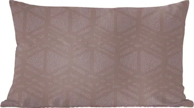 Produktbild von MuchoWow® Zierkissen Sofakissen Wohnzimmer Dekokissen 60x40 cm Muster - Linien - Grau - Luxus - Kopfkissen - Polster mit Foto