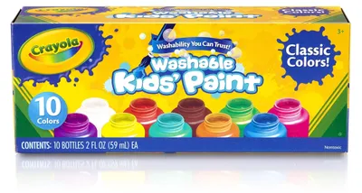 Zdjęcie produktu dla CRAYOLA 54-1205 - 10 zmywalnych i zmywalnych kolorów