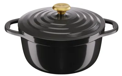 Produktbild von Tefal Air E25589, 5,7 l, Oval, Schwarz, Aluminium, Keramik, Schwarz